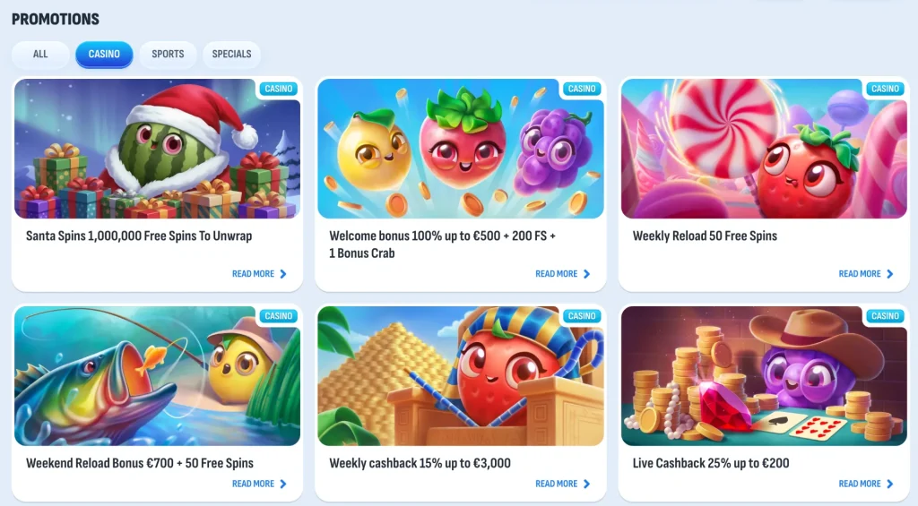 nomini casino promocije