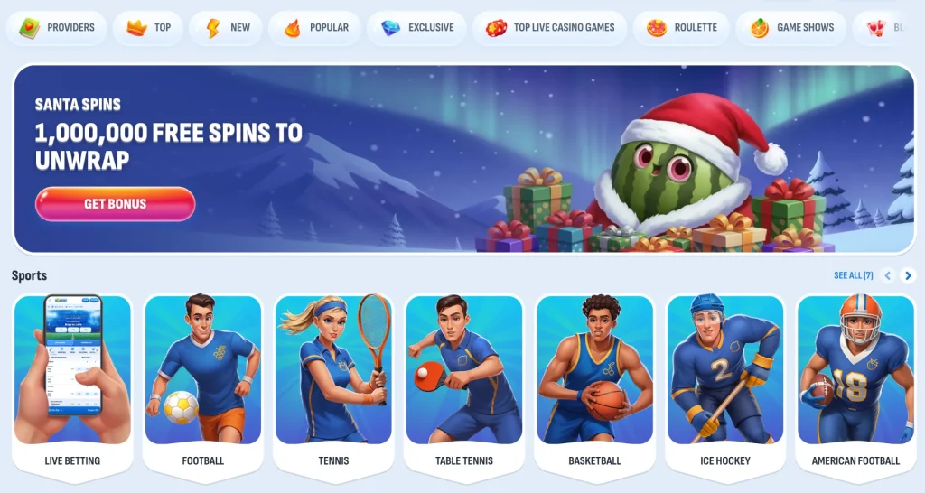 športne igre v kazinoju nomini